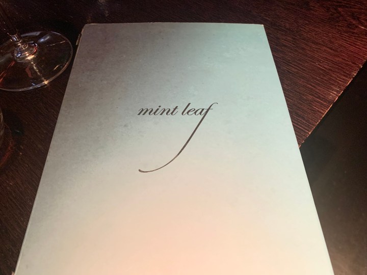 DINNER AT LONDON’S MINT LEAF&nbsp;LOUNGE